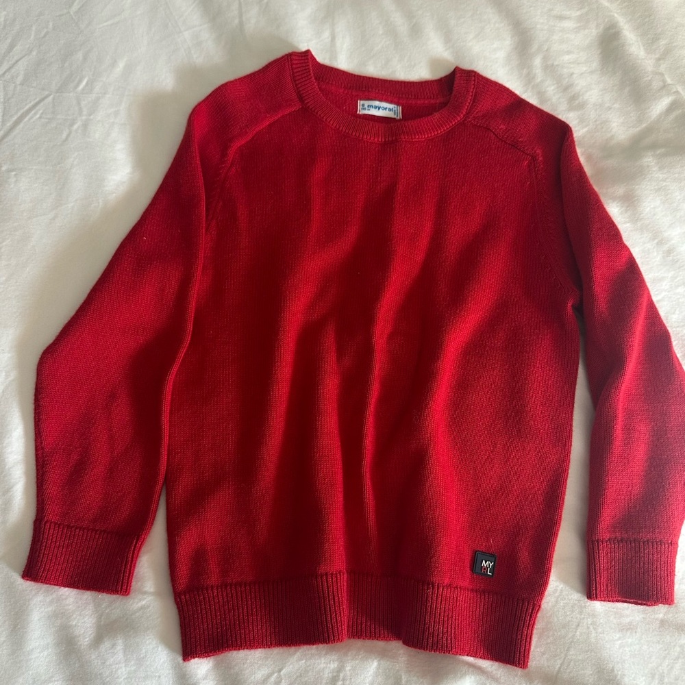 Mayoral Vibrant Red Pullover